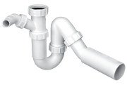 Сифон для кухонной мойки McAlpine 1½х50 без слива с подключением к стиральной машине HC8