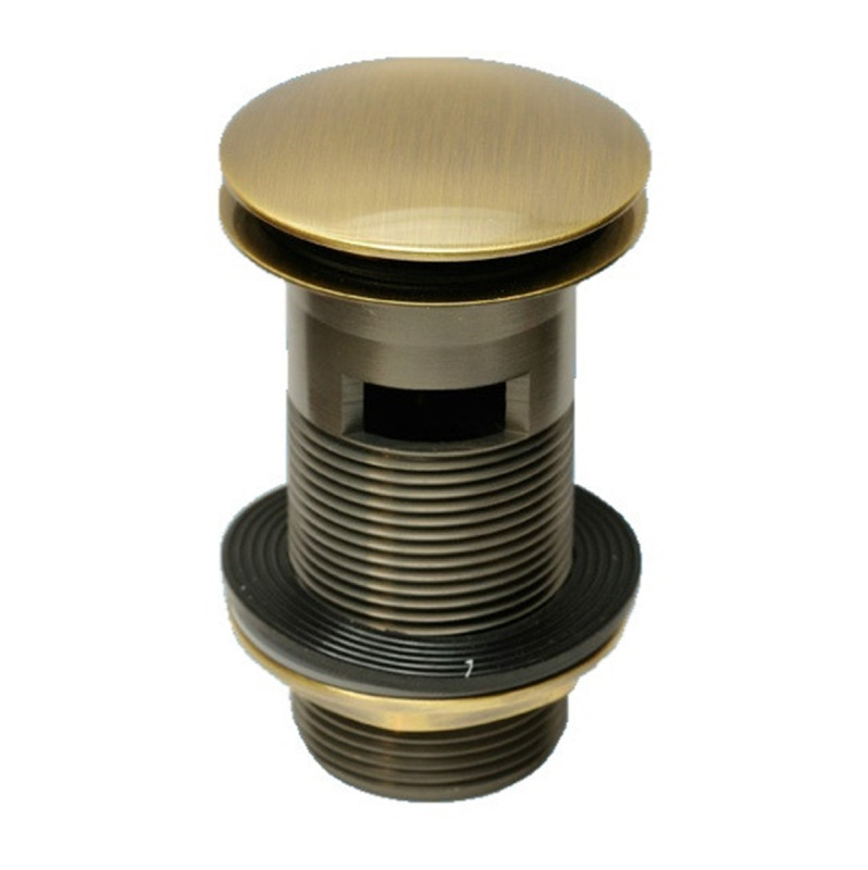 Донный клапан для раковины McAlpine click-clack 1¼ латунь античная бронза CW60-AB