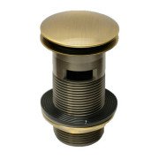 Донный клапан для раковины McAlpine click-clack 1¼ латунь античная бронза CW60-AB