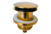 Донный клапан для раковины McAlpine click-clack 1¼ латунь золото CWP60-CB-GP-PVD