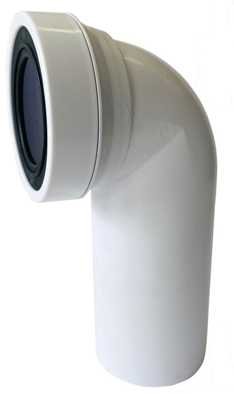 Колено для унитаза McAlpine 90° полипропилен белый HC40E
