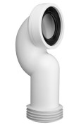 Колено для унитаза McAlpine 90° полипропилен белый HC42