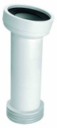 Коліно для унітазу McAlpine під кутом 14° із ущільнювачем поліпропілен білий WC-CON7