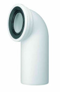 Коліно для унітазу McAlpine Економ під кутом 90° поліпропілен білий WCE-CON9