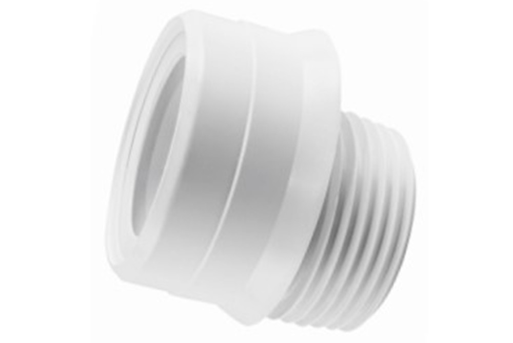 Колено-подключение для унитаза McAlpine L-120 мм со смещением 20 мм с уплотнителем полипропилен белый WC-CON4M-N