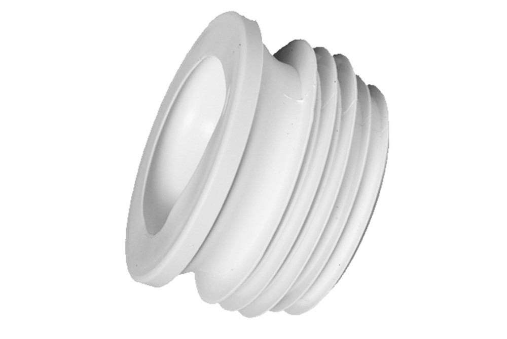 Коліно-підключення для унітазу McAlpine просте 90/110 мм поліпропілен білий WC-CON14