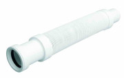 Труба розтяжна для раковини McAlpine 50х50 1 м поліпропілен білий FLX501MP-S