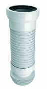 Труба эластичная для унитаза McAlpine 360 мм полипропилен белый WC6