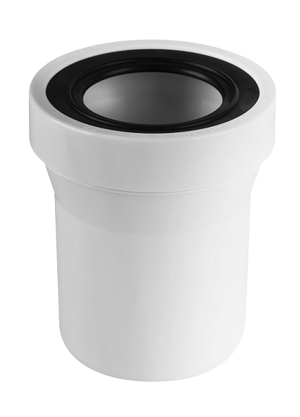 Патрубок каналізаційний McAlpine прямий 150 мм поліпропілен білий WCE-CON1-150MM
