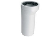 Колено-подключение к унитазу McAlpine со смещением 20 мм без уплотнителя полипропилен белый HC36