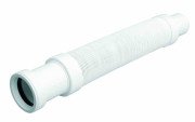 Труба розтяжна для раковини McAlpine 50х50 1 м поліпропілен білий FLX501MP-S