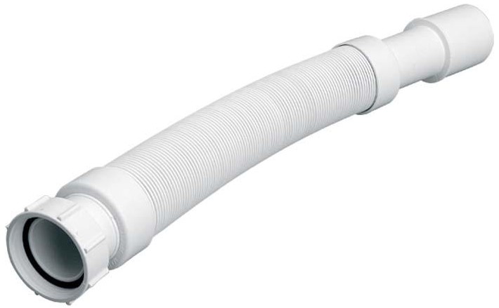 Труба растяжная McAlpine 60 см 1½х40/50 мм полипропилен белый FLX-HC27-600MM