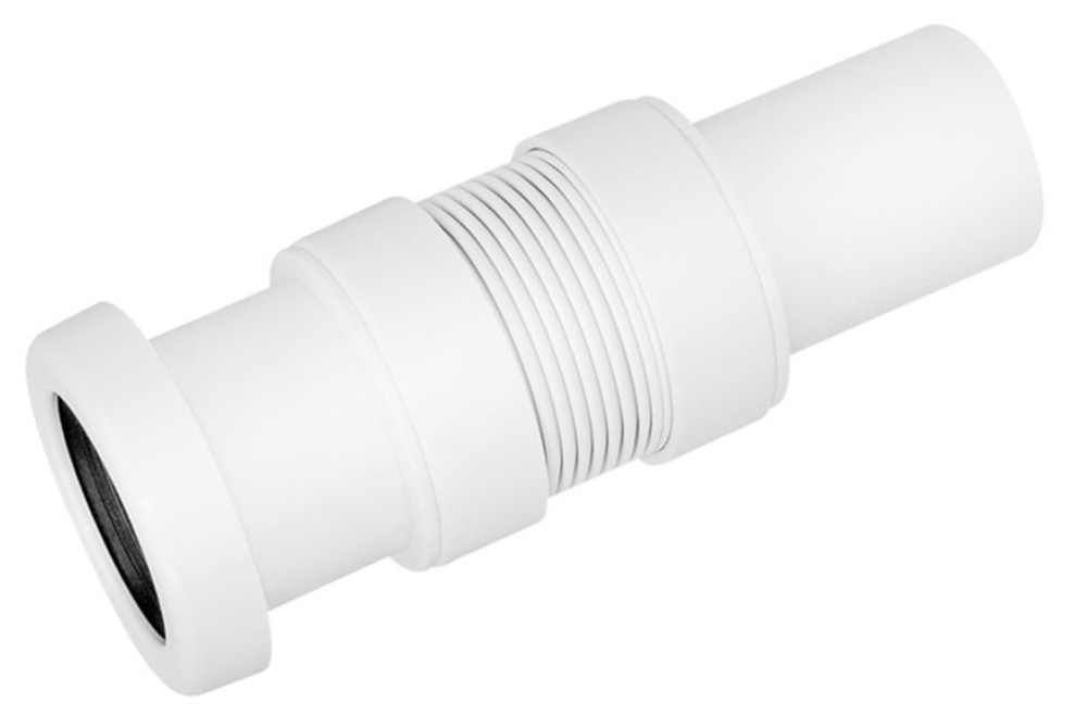 Труба розтяжна McAlpine L-161-211 мм 40х40 мм поліпропілен білий MFLEX-40PF