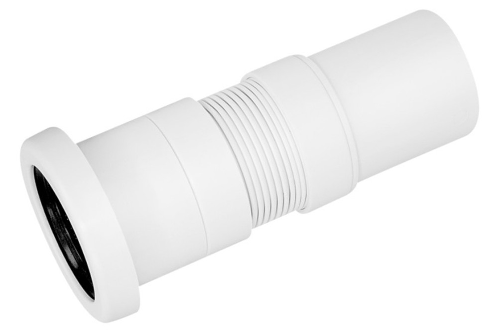 Труба растяжная McAlpine L-162,8-212,8 мм 50х50 мм полипропилен белый MFLEX-50PF