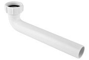 Труба для сифона для раковини McAlpine 20 см 1¼х32 поліпропілен білий HC12-32