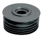 Каналізаційна редукція McAlpine 110х32 мм гума чорний DC2-BL