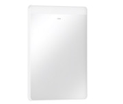 Зеркало для ванной Hansgrohe Xarita Lite Q 50х70 см с горизонтальной LED-подсветкой белый матовый 54956700