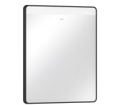 Зеркало для ванной Hansgrohe Xarita Lite Q 60х70 см с горизонтальной LED-подсветкой черный матовый 54957670