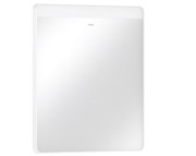 Зеркало для ванной Hansgrohe Xarita Lite Q 60х70 см с горизонтальной LED-подсветкой белый матовый 54957700