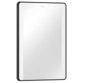 Зеркало для ванной Hansgrohe Xarita Lite Q 50х70 см с боковой LED-подсветкой черный матовый 54961670