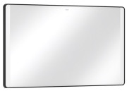 Дзеркало для ванної Hansgrohe Xarita Lite Q 120х70 см з боковим LED-підсвічуванням чорний матовий 54965670