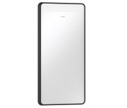 Зеркало Hansgrohe Xarita Lite Q 36х70 см с горизонтальной LED-подсветкой и ИК-датчиком черный матовый 54968670