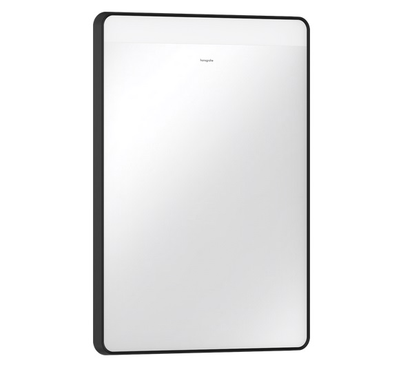 Дзеркало Hansgrohe Xarita Lite Q 50х70 см з горизонтальним LED-підсвічуванням та ІЧ-датчиком чорний матовий 54969670