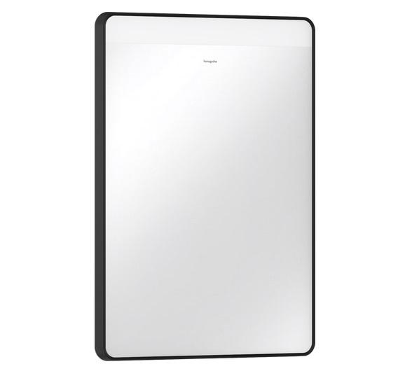 Дзеркало Hansgrohe Xarita Lite Q 50х70 см з горизонтальним LED-підсвічуванням та ІЧ-датчиком чорний матовий 54969670
