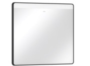 Дзеркало Hansgrohe Xarita Lite Q 80х70 см з горизонтальним LED-підсвічуванням та ІЧ-датчиком чорний матовий 54971670