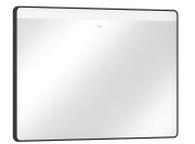 Зеркало Hansgrohe Xarita Lite Q 100х70 см с горизонтальной LED-подсветкой и ИК-датчиком черный матовый 54972670