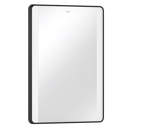 Дзеркало Hansgrohe Xarita Lite Q 50х70 см з боковим LED-підсвічуванням та ІЧ-датчиком чорний матовий 54974670