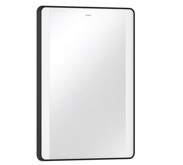 Дзеркало Hansgrohe Xarita Lite Q 50х70 см з боковим LED-підсвічуванням та ІЧ-датчиком чорний матовий 54974670