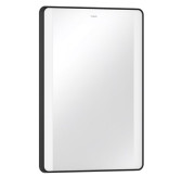 Зеркало Hansgrohe Xarita Lite Q 50х70 см с боковой LED-подсветкой и ИК-датчиком черный матовый 54974670