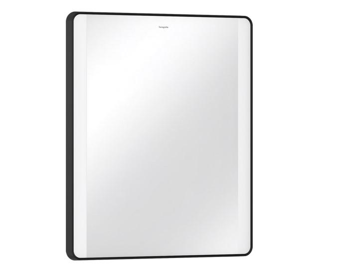 Дзеркало Hansgrohe Xarita Lite Q 60х70 см з боковим LED-підсвічуванням та ІЧ-датчиком чорний матовий 54975670