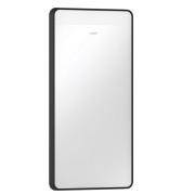 Дзеркало для ванної Hansgrohe Xarita Lite Q 36х70 см з горизонтальним LED-підсвічуванням чорний матовий 54955670