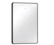 Зеркало для ванной Hansgrohe Xarita Lite Q 50х70 см с горизонтальной LED-подсветкой черный матовый 54956670