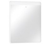 Зеркало для ванной Hansgrohe Xarita Lite Q 60х70 см с горизонтальной LED-подсветкой белый матовый 54957700