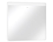 Дзеркало для ванної Hansgrohe Xarita Lite Q 80х70 см з горизонтальним LED-підсвічуванням білий матовий 54958700