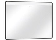 Зеркало для ванной Hansgrohe Xarita Lite Q 100х70 см с горизонтальной LED-подсветкой черный матовый 54959670