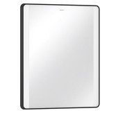 Зеркало для ванной Hansgrohe Xarita Lite Q 60х70 см с боковой LED-подсветкой черный матовый 54962670