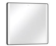 Зеркало для ванной Hansgrohe Xarita Lite Q 80х70 см с боковой LED-подсветкой черный матовый 54963670