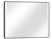 Зеркало для ванной Hansgrohe Xarita Lite Q 100х70 см с боковой LED-подсветкой черный матовый 54964670