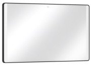 Зеркало для ванной Hansgrohe Xarita Lite Q 120х70 см с боковой LED-подсветкой черный матовый 54965670