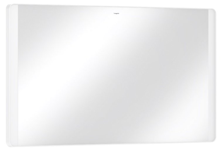 Дзеркало для ванної Hansgrohe Xarita Lite Q 120х70 см з боковим LED-підсвічуванням білий матовий 54965700