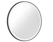 Дзеркало для ванної Hansgrohe Xarita Lite S ⌀70 см з круговим LED-підсвічуванням чорний матовий 54966670