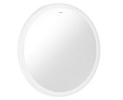 Дзеркало для ванної Hansgrohe Xarita Lite S ⌀70 см з круговим LED-підсвічуванням білий матовий 54966700