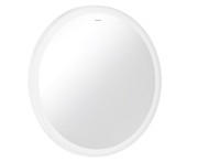 Зеркало для ванной Hansgrohe Xarita Lite S ⌀70 см с круговой LED-подсветкой белый матовый 54966700