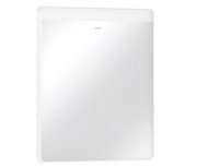 Зеркало Hansgrohe Xarita Lite Q 60х70 см с горизонтальной LED-подсветкой и ИК-датчиком белый матовый 54970700
