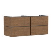 Тумба под раковину подвесная Hansgrohe Xilesa E 137,5х55 см ДСП дуб кашемир 54306550