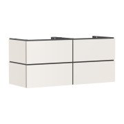 Тумба під раковину підвісна Hansgrohe Xilesa E 137,5х55 см МДФ пісочно-бежевий матовий 54306780